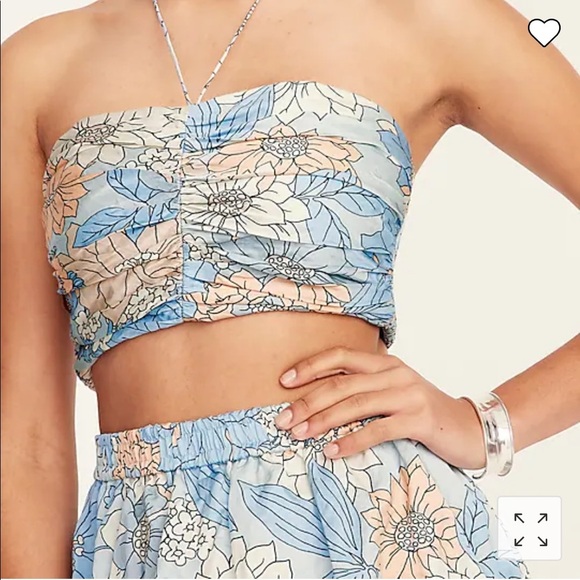 NWT! J. Crew Collection textured satin midi skirt set in zinnia floral - BG532 - Picture 7 of 8